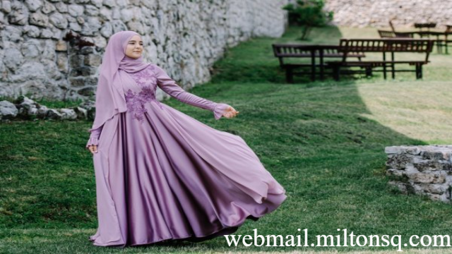 Gaya Gamis Organza yang Sederhana tapi Mewah